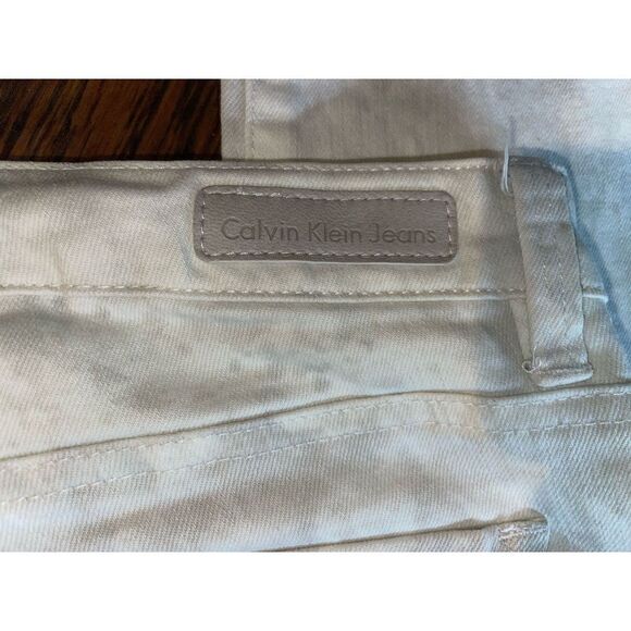 VTG Calvin Klein Jeans Women's Ultimate Skinny Jeans Grey Camo Design Size 29/8 - Picture 5 of 14